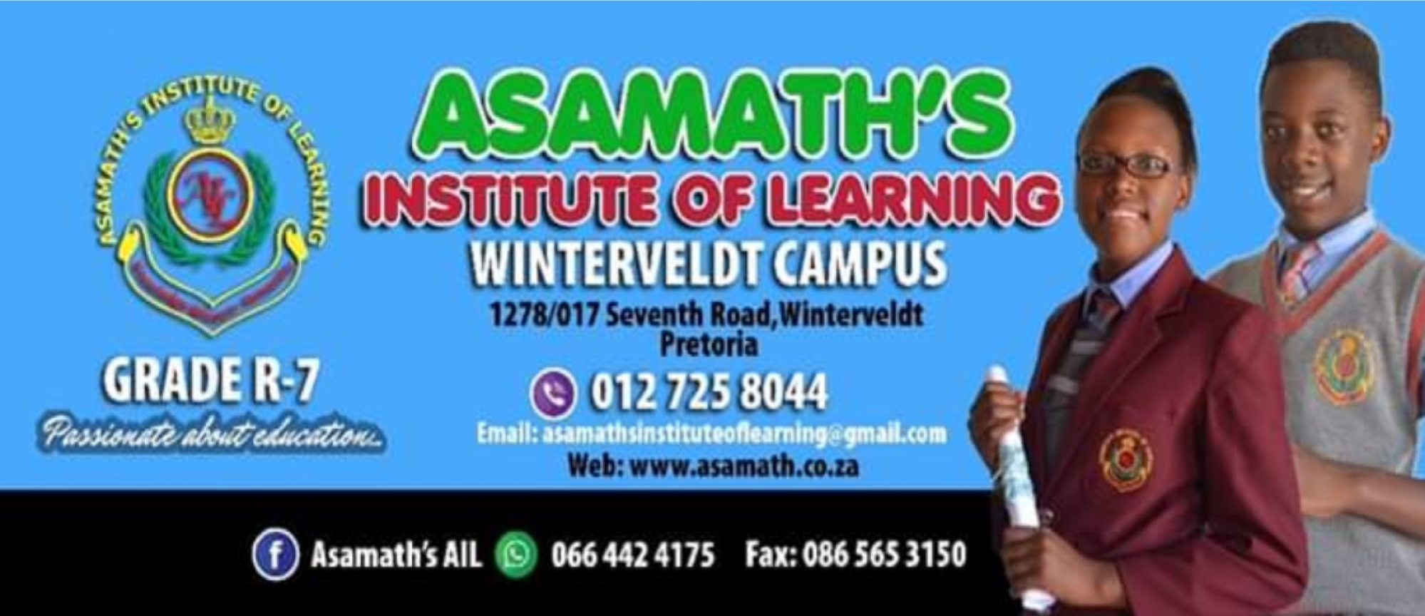 Asamaths Institute Of Learning-Pretoria