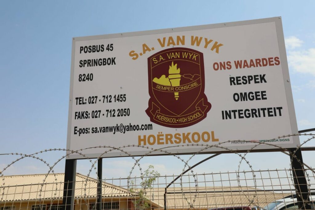 Sa Van Wyk High School